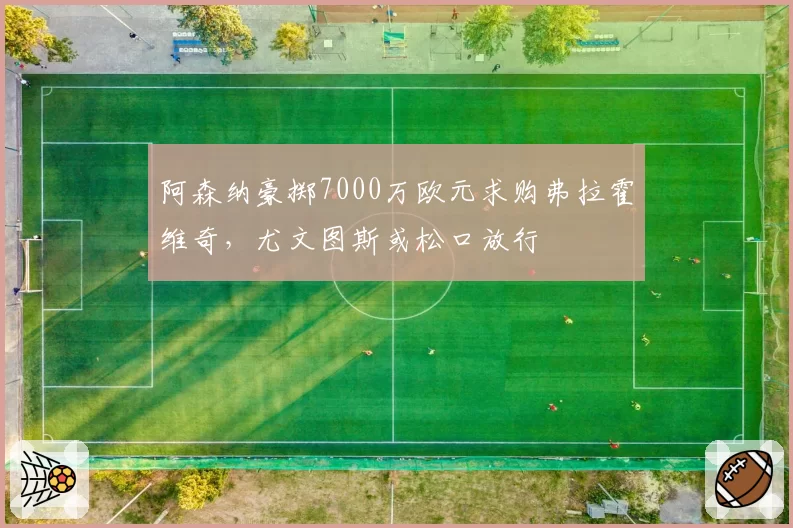 阿森纳豪掷7000万欧元求购弗拉霍维奇,尤文图斯或松口放行